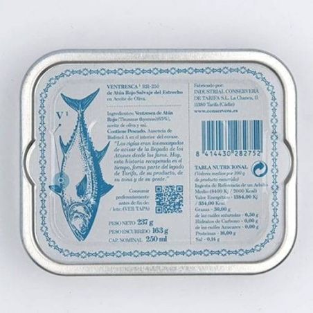 Bauchfleisch Ventresca vom Roten Thunfisch in Olivenöl Edel Fisch für spitzen Rezepte TarifaFisch