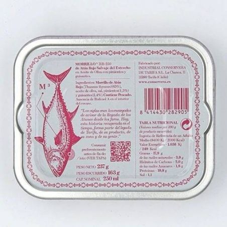 Rückenfleisch Morrillo vom Roten Thunfisch in Olivenöl höchste Qualität für Rezepte TarifaFisch Rückenfleisch Morrillo vom Roten Thunfisch in Olivenöl höchste Qualität für Rezepte TarifaFisch