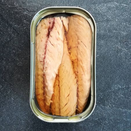 Fregattmakrele in Olivenöl de Andalucía 120g geöffnet Fregattmakrele in Olivenöl de Andalucía 120g geöffnet
