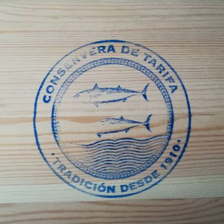 Fischkonserven Box TarifaFisch Logo Fischkonserven Box TarifaFisch Logo