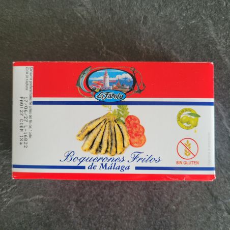 Boquerones fritos de Málaga 120g Tarifafisch Boquerones fritos de Málaga 120g Tarifafisch